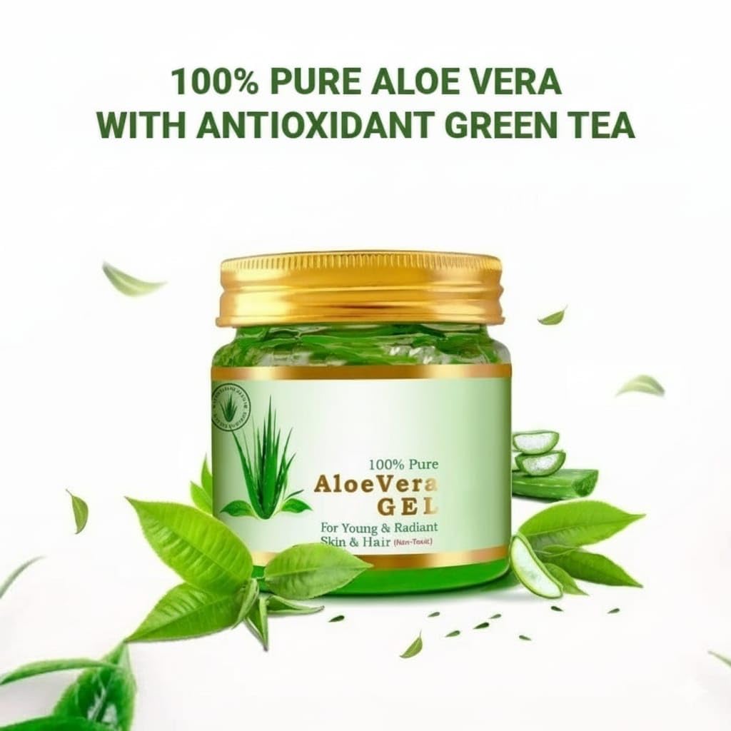 Amazon.com: Pure Multipurpose Aloe Vera Gel For Face, Body & Hair